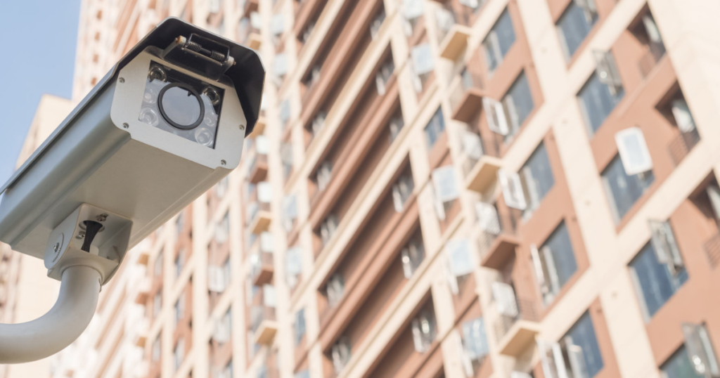 overview of CCTV in an apartment complex